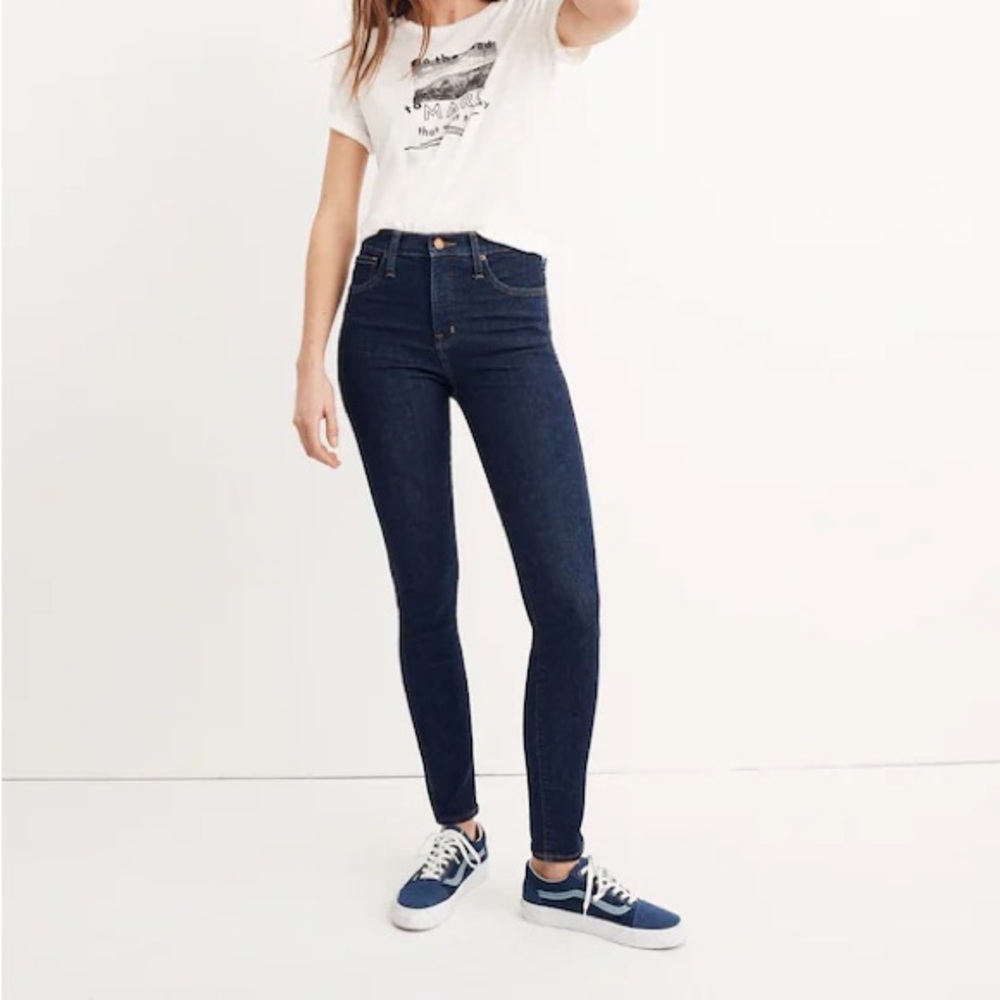 Madewell 10” High-Rise Skinny in Lucille Wash